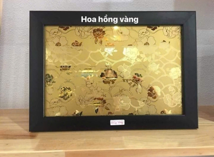 TẤM INOX HOA VĂN HỒNG VÀNG