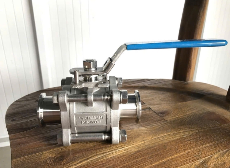 VAN BI INOX VI SINH 3 PC KẾT NỐI CAMP