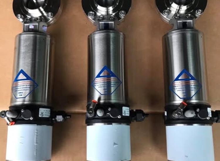  VAN BƯỚM ĐIỀU KHIỂN KHÍ NÉN TỰ ĐỘNG - INOX VI SINH 304/316