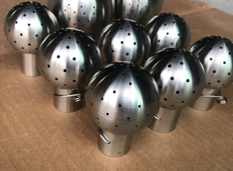 QUẢ CẦU CIP CỐ ĐỊNH INOX 316, QUẢ CẦU CỐ ĐỊNH