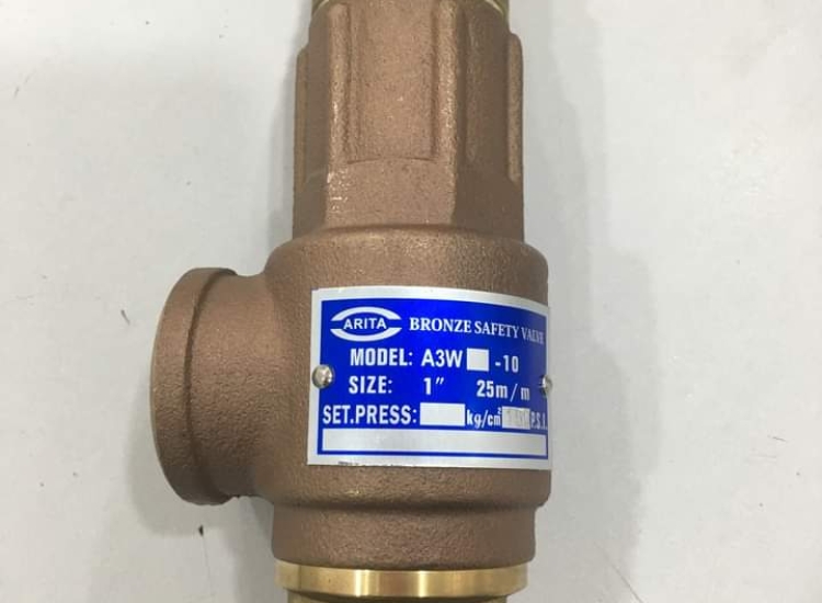 VAN AN TOÀN CÓ TAY GẠT ĐỒNG ARITA  SE-A3W-A3WL/ARITA-BRONZE-SAFETY-VALVE-SE-A3W-A3WL