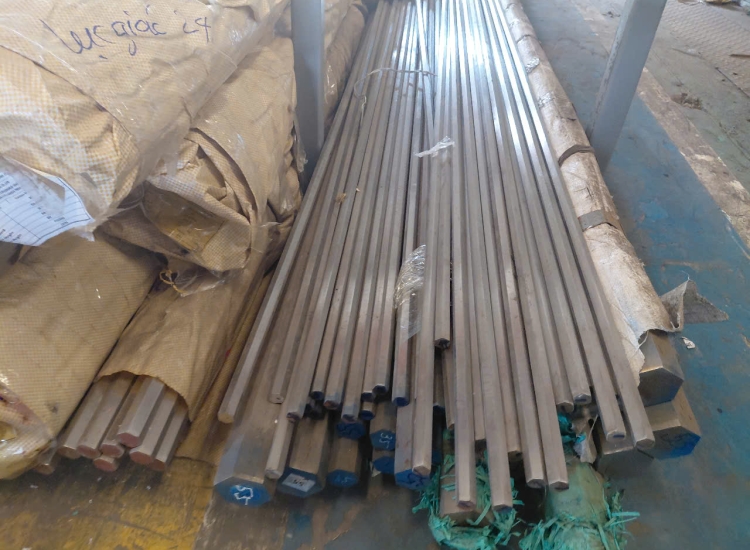 THANH LỤC GIÁC INOX 304|316 PHI 50 |S304|316 Stainless Steel Hexagon Bar | Diameter 50mm